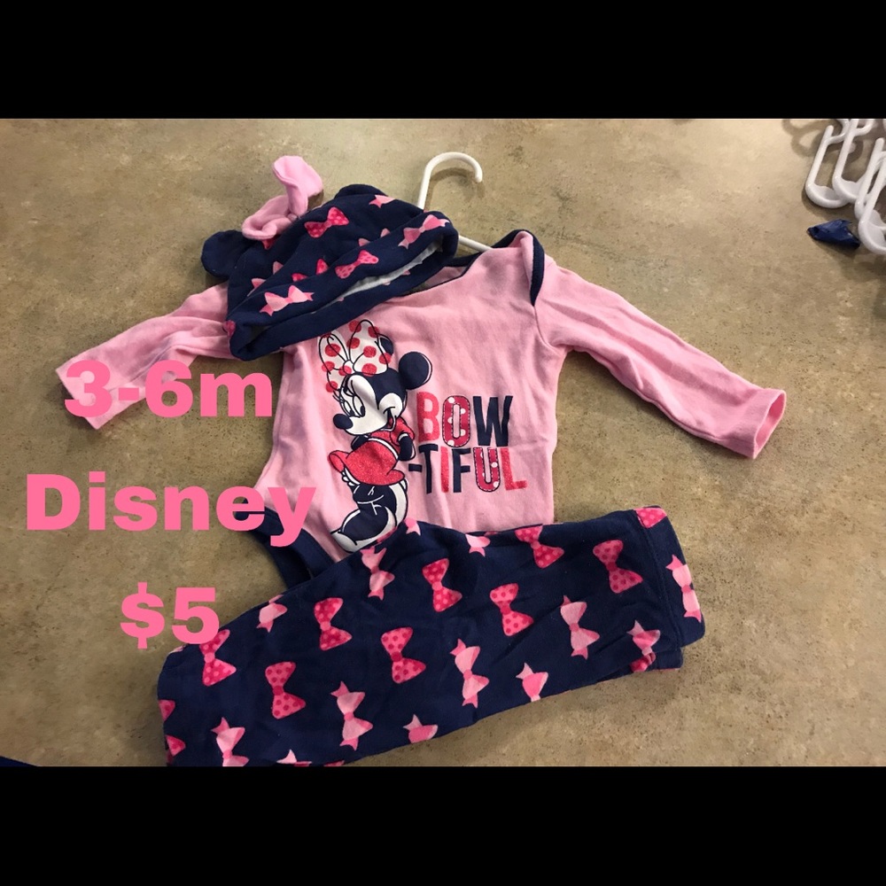 3-6m Disney girls outfit